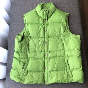 Lands End XL down vest